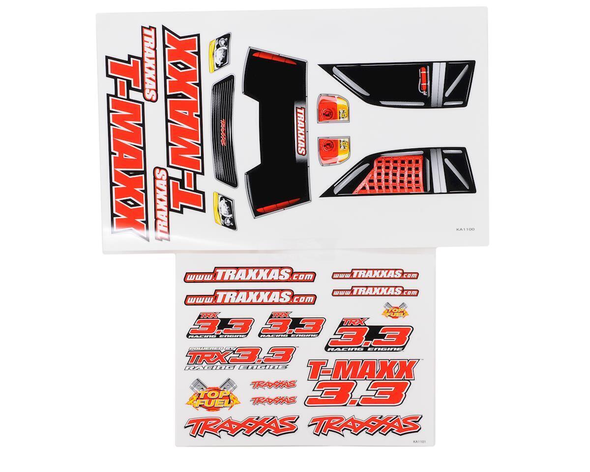 Traxxas Decal sheets T-Maxx 3.3 (long wheelbase) (model 4908) TRA4920X