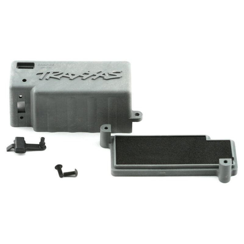 Traxxas Box battery (grey)/ adhesive foam chassis pad/charge jack plug (rubber) TRA4925X - tra4925x-jpg Traxxas Box battery (grey)/ adhesive foam chassis pad/charge jack plug (rubber) TRA4925X