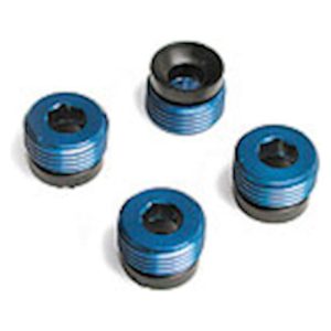 Traxxas Aluminum caps pivot ball (blue-anodized) (4) TRA4934X