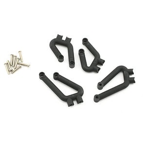 Traxxas Bumper mounts front (l&r)/ bumper mounts rear (l&r)/ 3x12mm RHM screws (8) TRA4936