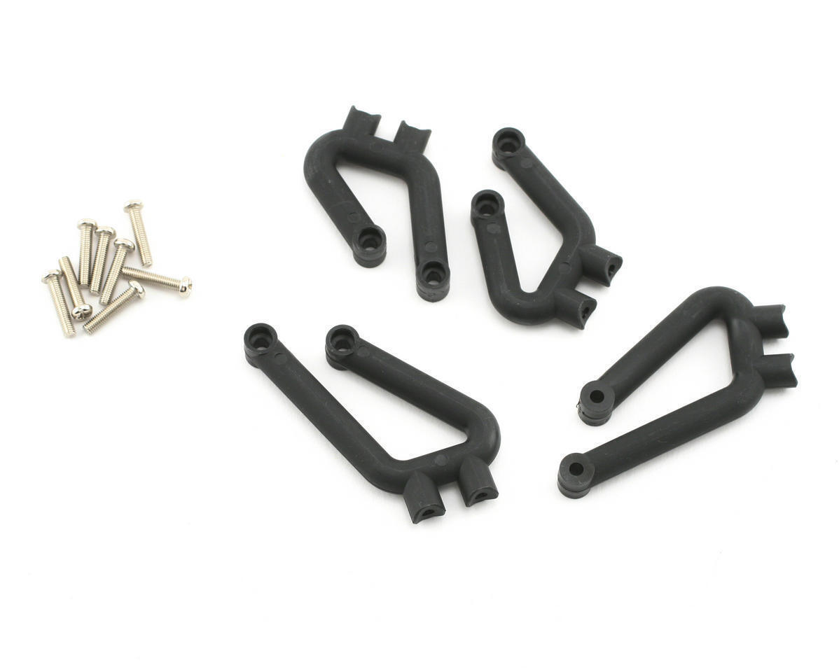 Traxxas Bumper mounts front (l&r)/ bumper mounts rear (l&r)/ 3x12mm RHM screws (8) TRA4936