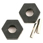Traxxas Hex wheel hubs (2)/ axle pins (2.5x12mm) (2) TRA4954