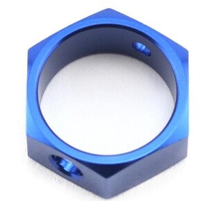 Traxxas Brake adapter hex aluminum (blue) (use with HD shafts) TRA4966X