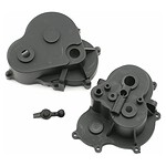 Traxxas Gearbox halves( f&r)/ rubber access plug TRA4991