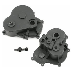 Traxxas Gearbox halves( f&r)/ rubber access plug TRA4991