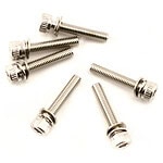 Traxxas Screws 3x15mm caphead machine (hex drive) (with split and flat washers) (6) TRA5142