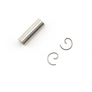 Traxxas Wrist pin/ wrist pin clips (2) (TRX 2.5 2.5R) TRA5231