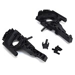 Traxxas Bulkhead front (L&R halves)/ diff retainer/ 4x14mm BCS (4) TRA5330