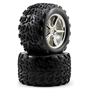 Traxxas Tires & Wheels Glued Geode Black Beadlock Canyon AT (Left/Right) TRA5374