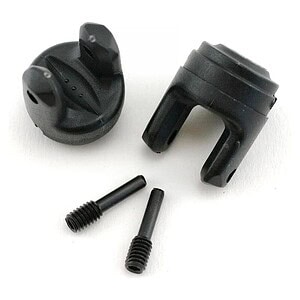 Traxxas Yokes differential and transmission (2)/ 4x15mm screw pins (2) TRA5458X