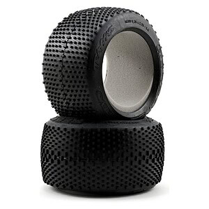 Traxxas Tires Response racing 3.8 (soft-compound narrow profile short knobby design)/ foam inserts (2)
