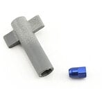 Traxxas Antenna crimp nut aluminum (blue-anodized)/ antenna nut tool TRA5526