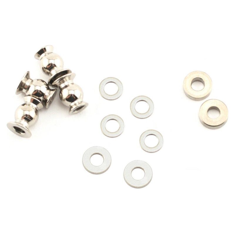 Traxxas Shim set 3x7x1mm (2) 3x6x0.5mm (4) 3x7x2mm (2)/ hollow balls captured (4) TRA5529