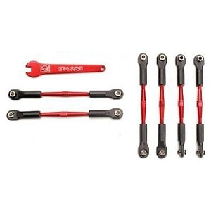 Traxxas Turnbuckles aluminum (red-anodized) camber links TRA5539X