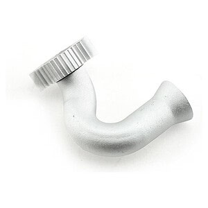Traxxas Header exhaust (Jato) (tubular aluminum clear anodized) (TRX 2.5 2.5R) TRA5540