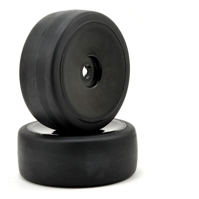 Traxxas Tires & Wheels Glued Black Dished Slick (Rear) TRA6475