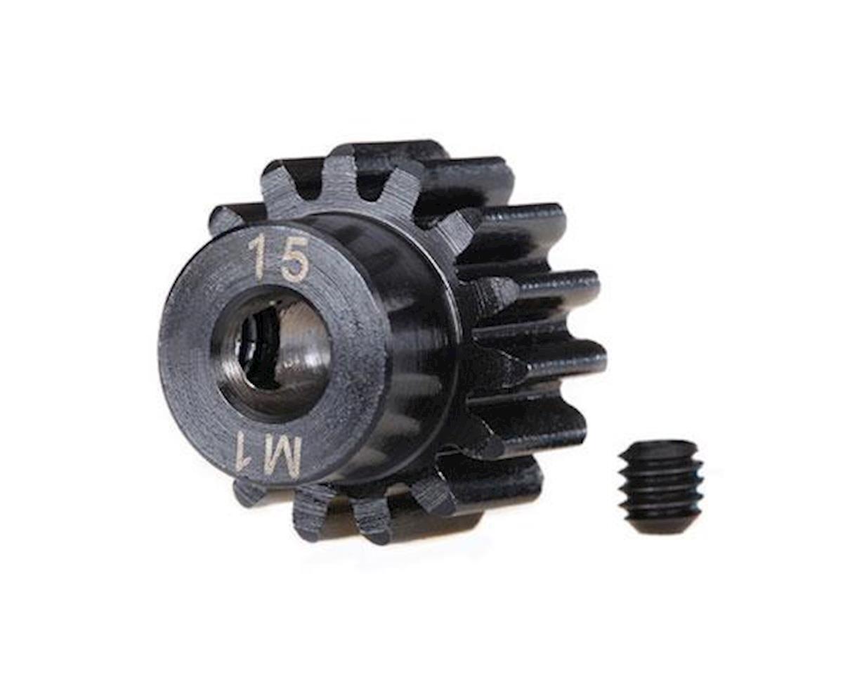 Traxxas Gear 15-T Pinion (Machined) (1.0 Metric Pitch) TRA6487R - tra6487r-jpg Traxxas Gear 15-T Pinion (Machined) (1.0 Metric Pitch) TRA6487R