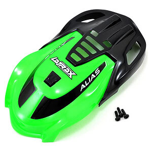 Traxxas Canopy Alias green/ 1.6x5mm BCS (self-tapping) (3) TRA6614