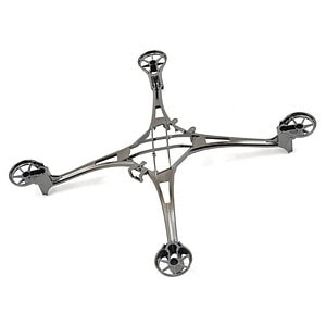 Traxxas Main frame (black chrome)/ 1.6x5mm BCS (self-tapping) (4) TRA6623X