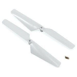 Traxxas Rotor blade set white (2)/ 1.6x5mm BCS (2) TRA6627