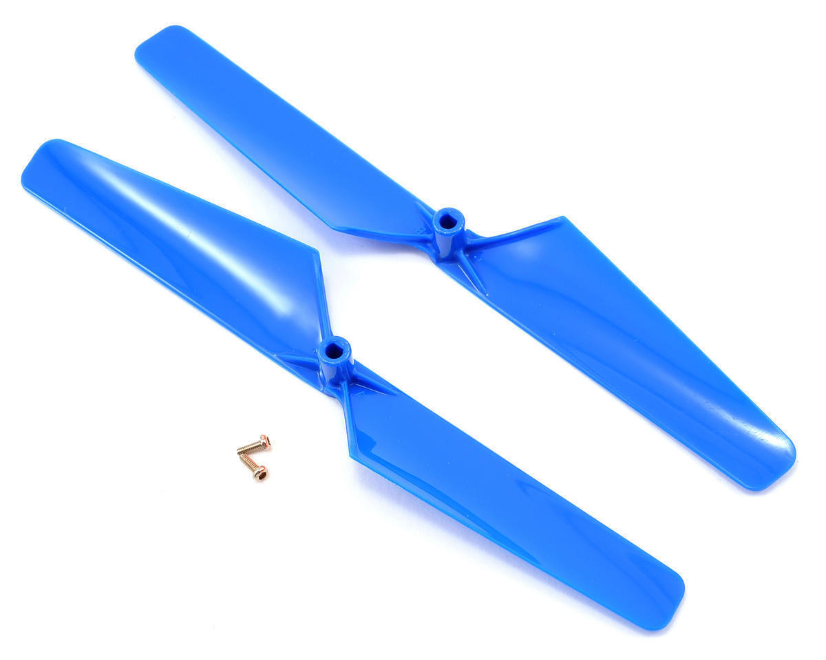 Traxxas Rotor blade set blue (2)/ 1.6x5mm BCS (2) TRA6629