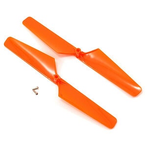 Traxxas Rotor blade set orange (2)/ 1.6x5mm BCS (2) TRA6630
