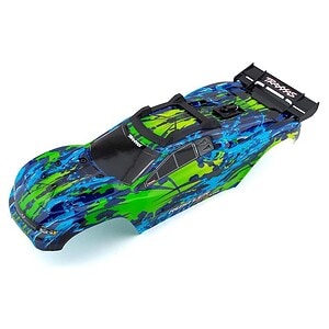 Traxxas Rustler 4X4 VXL Orange (Painted - Decals Applied - Clipless Mounts) Body Pre-Painted