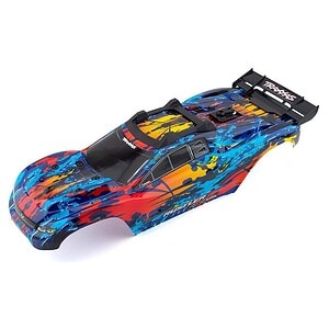 Traxxas Rustler 4X4 VXL Silver (Painted - Decals Applied - Clipless Mounts) Body Pre-Painted