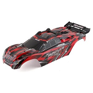 Traxxas Rustler 4X4 VXL Green (Painted - Decals Applied - Clipless Mounts) Body Pre-Painted