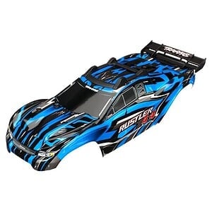 Traxxas Rustler 4x4 Red (Painted - Decals Applied - Clipless Mounts) Body Pre-Painted