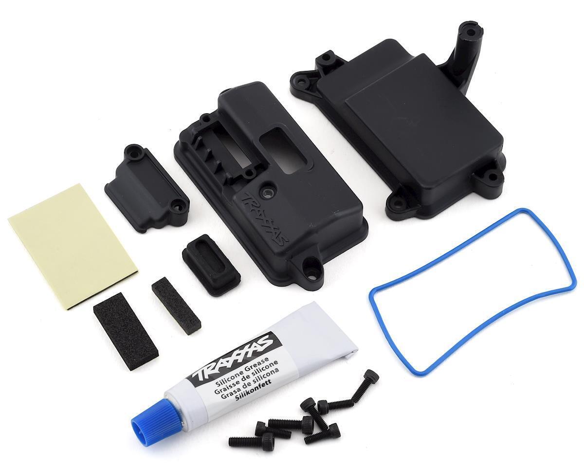 Traxxas Box receiver (sealed)/ foam pad/ 2.5x8mm CS (4)/ 3x10mm CS (2) TRA6724