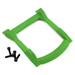 Traxxas Skid plate roof (body) (green)/ 3x12 CS (4) TRA6728G