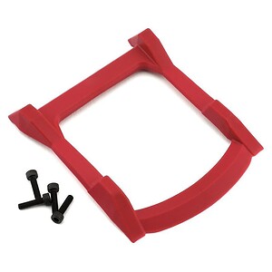 Traxxas Skid plate roof (body) (red)/ 3x12mm CS (4) TRA6728R