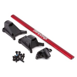 Traxxas Chassis Brace Kit (Fits Rustler 4X4/Slash 4X4 Low-CG Chassis) - Red TRA6730R