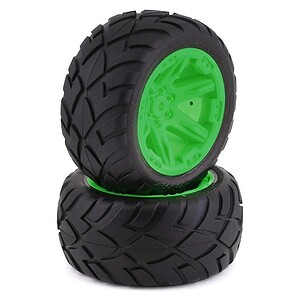 Traxxas Tires & Wheels Glued (2.8) RXT Green Talon EXT (2WD Elec Rear TSM) TRA6768G