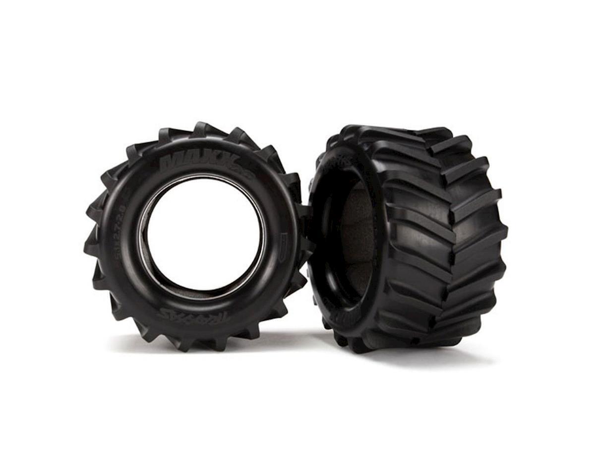 Traxxas Tires Maxx 2.8 (2)/ foam inserts (2)
