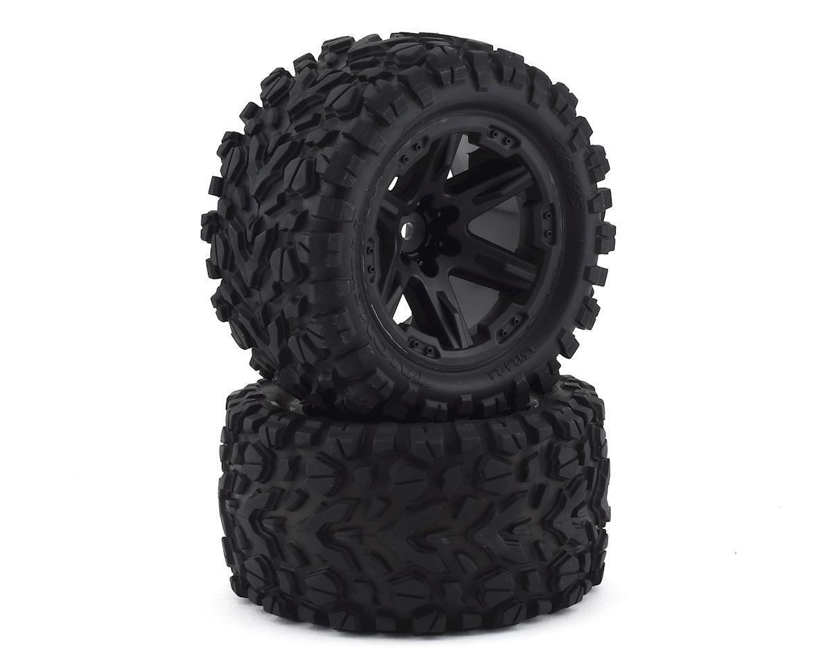 Traxxas Tires and wheels assembled glued (2.8) (RXT black wheels Talon EXT tires foam inserts) - tra6773-jpg Traxxas Tires and wheels assembled glued (2.8) (RXT black wheels Talon EXT tires foam inserts)
