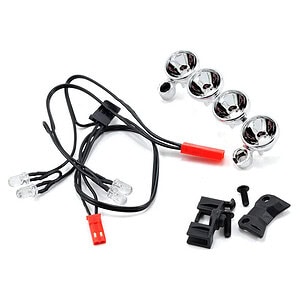 Traxxas LED lightbar (chrome 4 clear lights) TRA6784