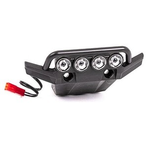 Traxxas Bumper front (assembled LED lights installed) (fits 4WD Rustler) TRA6791