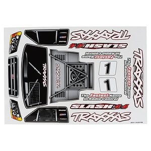 Traxxas Decal sheet Slash 4X4 TRA6813R