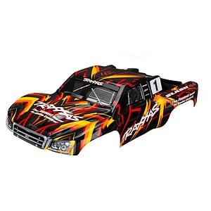Traxxas Slash 4X4 Orange (Painted Decals Applied) Body Pre-Painted