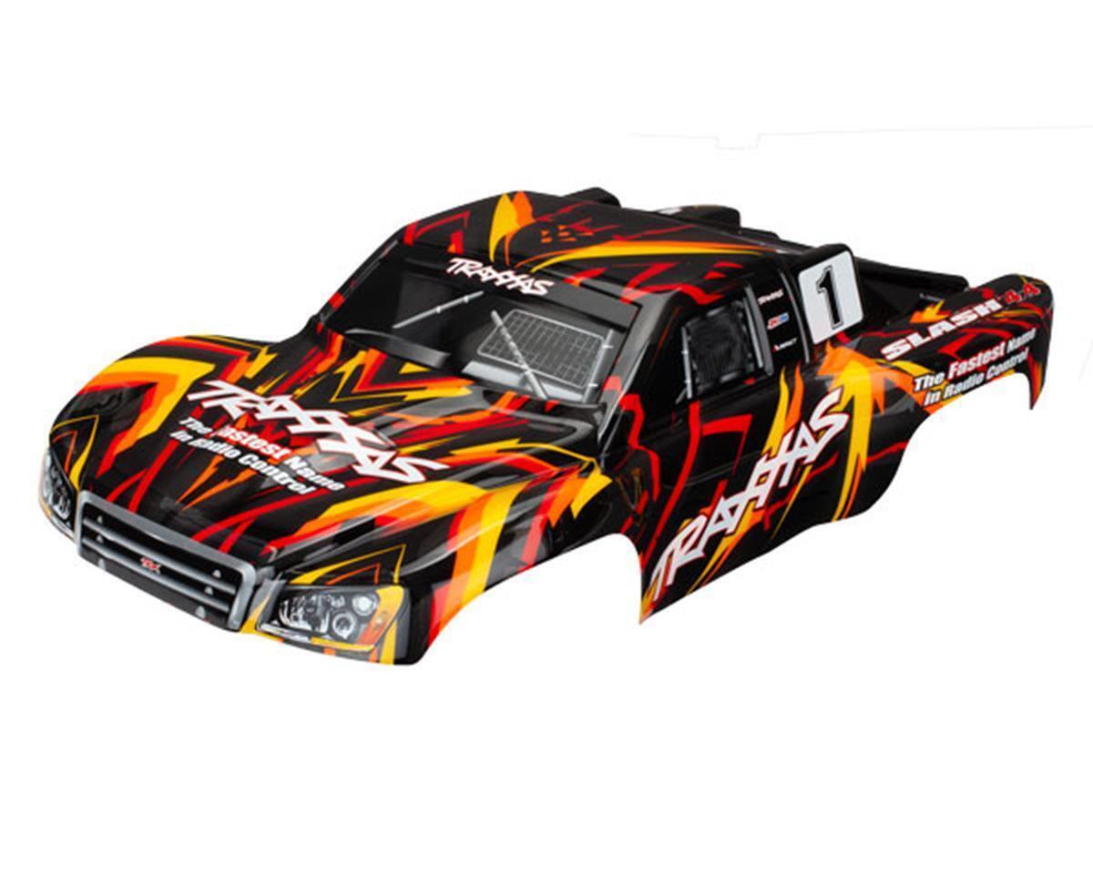 Traxxas Slash 4X4 Orange (Painted Decals Applied) Body Pre-Painted
