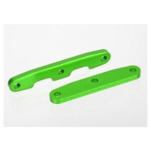 Traxxas Bulkhead tie bars front and rear aluminum (green-anodized) TRA6823G