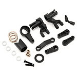 Traxxas Steering Bellcranks w/Servo Saver - Spring & Horn TRA6845X