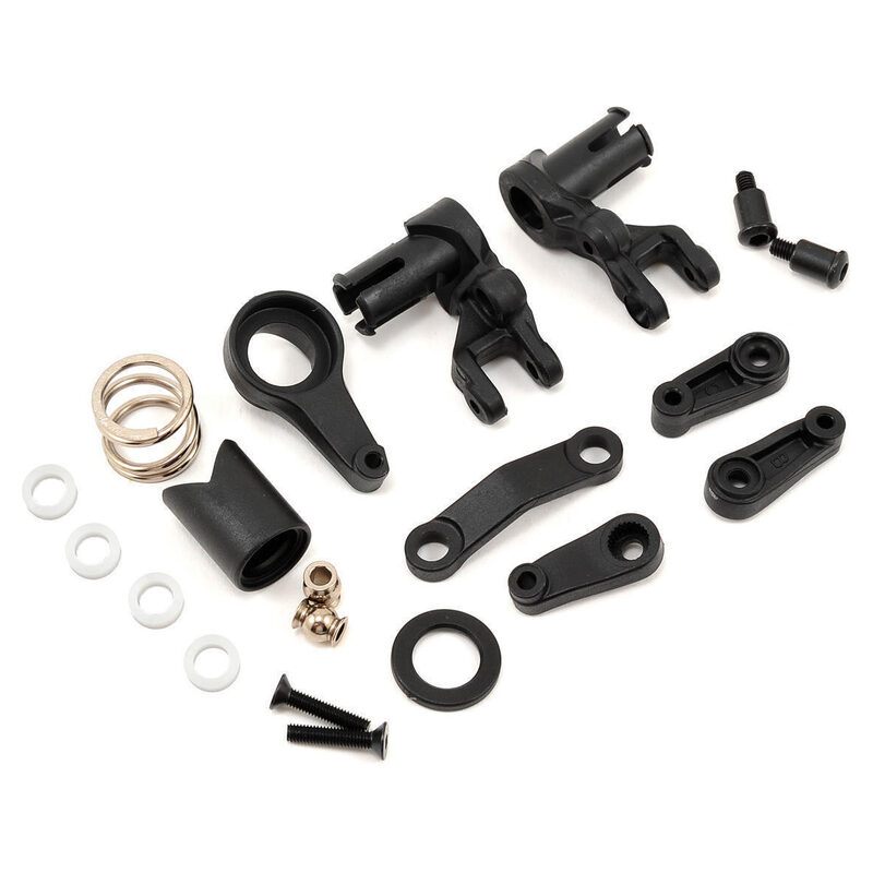 Traxxas Steering Bellcranks w/Servo Saver - Spring & Horn TRA6845X