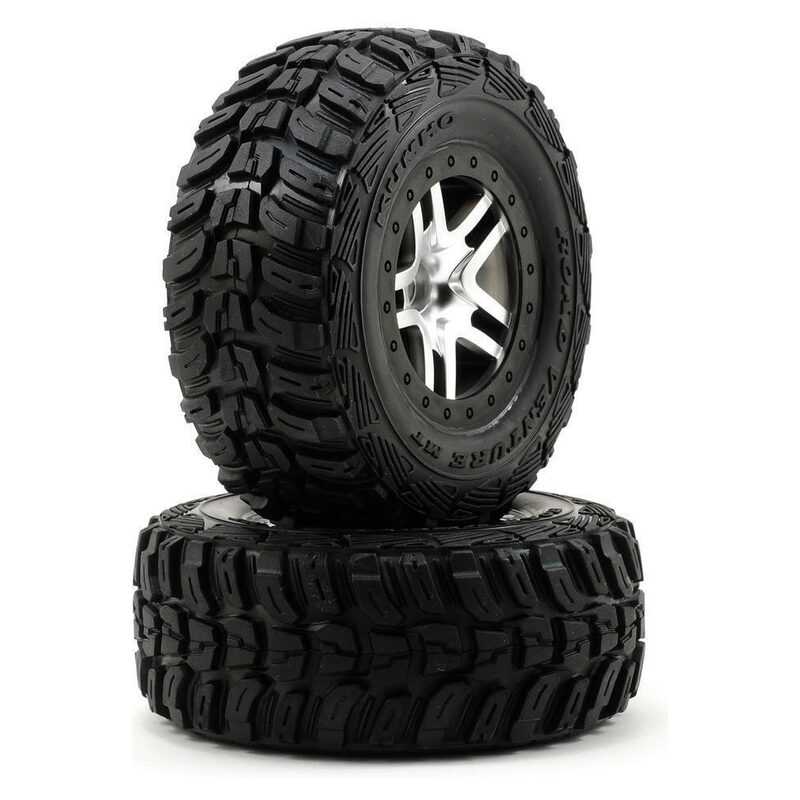 Traxxas Tire and wheel assy glued (2) (4WD front/rear 2WD rear only) - tra6874-jpg Traxxas Tire and wheel assy glued (2) (4WD front/rear 2WD rear only)