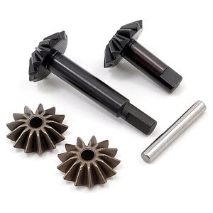 Traxxas Gear set center differential (output gears (2)/ spider gears (2)/ spider gear shaft) TRA6883