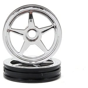 Traxxas Wheels 5-spoke (chrome) (front) (2)
