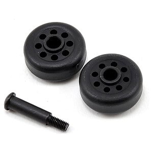 Traxxas Wheels (2)/ axle (1) (for wheelie bar #6978)