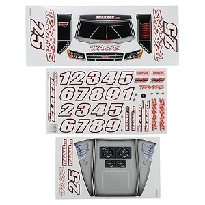 Traxxas Decal sheets 1/16 Slash 4WD TRA7013